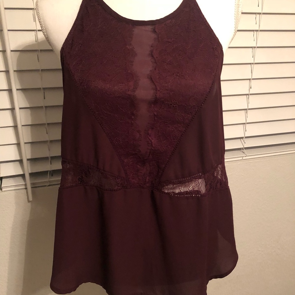 Top shop purple top